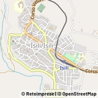 Mapa Isili