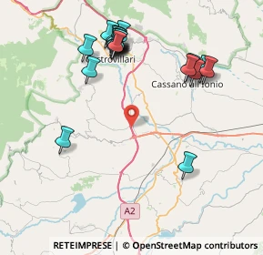 Mappa Sp.Piana Località, 87010 Saracena CS, Italia (9.582)