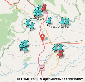 Mappa Sp.Piana Località, 87010 Saracena CS, Italia (9.13)