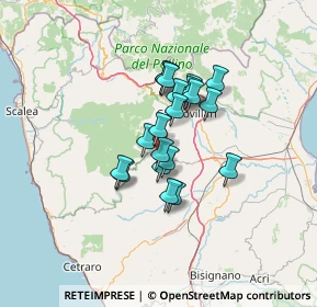 Mappa SP263, 87010 Lungro CS, Italia (9.94)