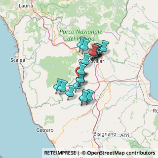 Mappa SP263, 87010 Lungro CS, Italia (10.1025)