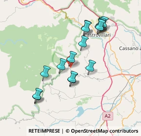 Mappa 87010 Lungro CS, Italia (7.75625)