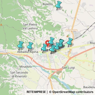 Mappa Piazza Guglielmo Marconi, 10064 Pinerolo TO, Italia (1.33583)