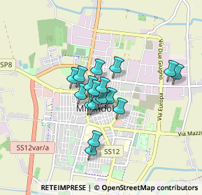 Mappa Via Giuseppe Verdi, 41037 Mirandola MO, Italia (0.56222)