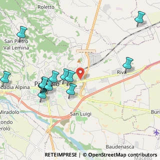 Mappa Via Molino delle Lime, 10064 Pinerolo TO, Italia (2.33615)