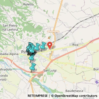 Mappa Via Molino delle Lime, 10064 Pinerolo TO, Italia (1.81222)