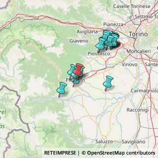 Mappa Via Molino delle Lime, 10064 Pinerolo TO, Italia (13.6255)