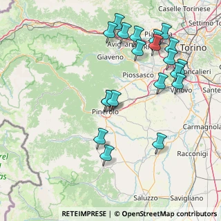 Mappa Via Molino delle Lime, 10064 Pinerolo TO, Italia (17.6835)