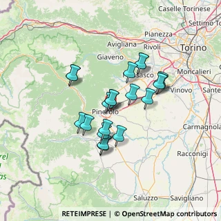 Mappa Via Molino delle Lime, 10064 Pinerolo TO, Italia (11.044)