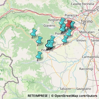 Mappa Via Molino delle Lime, 10064 Pinerolo TO, Italia (10.322)