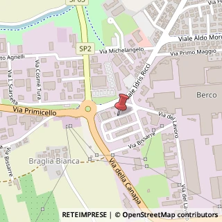 Mappa Via V. Bertoni, 21, 44034 Copparo, Ferrara (Emilia Romagna)