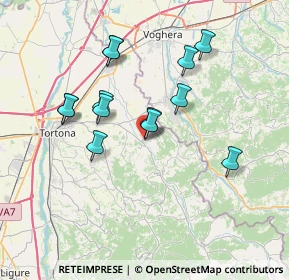 Mappa Via de Antoni, 15059 Volpedo AL, Italia (6.55846)