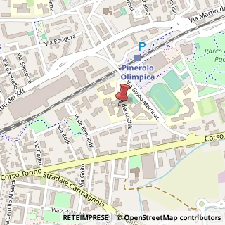 Mappa Via dei Rochis, 25, 10064 Pinerolo, Torino (Piemonte)