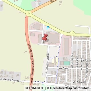 Mappa Via G. Agnini, 47, 41037 Mirandola, Modena (Emilia Romagna)