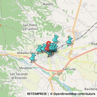 Mappa Via Gian Battista Rossi, 10064 Pinerolo TO, Italia (0.82846)