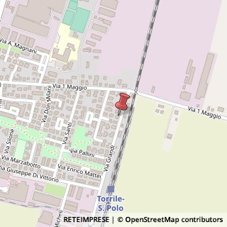 Mappa Strada A. Grandi, 8, 43056 Torrile, Parma (Emilia Romagna)