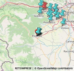 Mappa Via Brunetta d'usseaux, 10064 Pinerolo TO, Italia (16.1865)