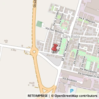 Mappa Strada G. Matteotti, 4, 43056 Torrile, Parma (Emilia Romagna)