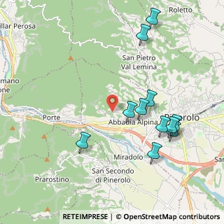 Mappa Via Priolo, 10064 Pinerolo TO, Italia (2.12727)