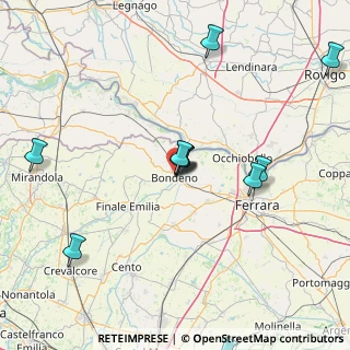 Mappa Via Alessandro Manzoni, 44012 Bondeno FE, Italia (28.851)