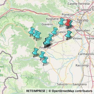 Mappa Via Carlo Merlo, 10064 Pinerolo TO, Italia (10.5755)
