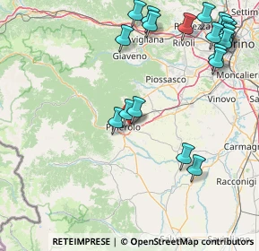 Mappa Via Carlo Merlo, 10064 Pinerolo TO, Italia (21.3615)