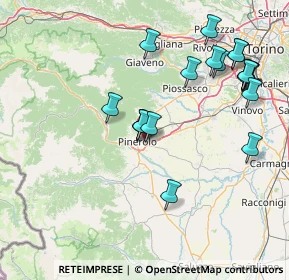 Mappa Via Carlo Merlo, 10064 Pinerolo TO, Italia (16.899)