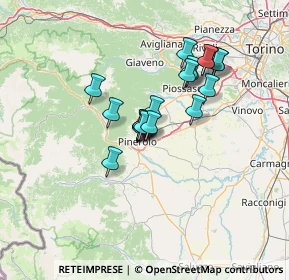 Mappa Via Carlo Merlo, 10064 Pinerolo TO, Italia (10.324)