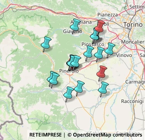 Mappa Via Carlo Merlo, 10064 Pinerolo TO, Italia (10.5685)