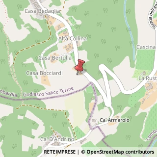 Mappa Strada Comunale Alta Collina, 105, 27052 Godiasco Salice Terme, Pavia (Lombardia)