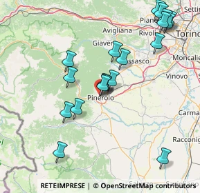 Mappa Via Giulio Maffei, 10064 Pinerolo TO, Italia (16.86737)