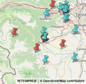 Mappa Via Giulio Maffei, 10064 Pinerolo TO, Italia (17.6255)
