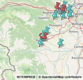Mappa Via Giulio Maffei, 10064 Pinerolo TO, Italia (16.89231)