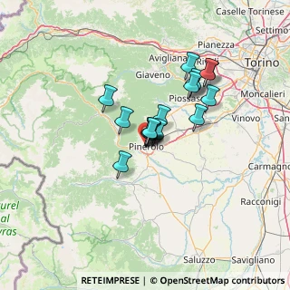 Mappa Via Luciano Luigi, 10064 Pinerolo TO, Italia (9.44722)
