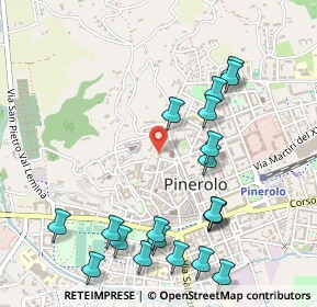 Mappa Via Giulio Maffei, 10064 Pinerolo TO, Italia (0.602)