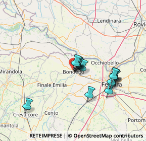 Mappa Via C. Goldoni, 44012 Bondeno FE, Italia (11.70067)