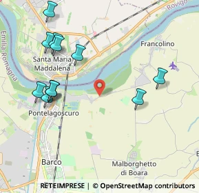 Mappa Via Lavezzola, 44123 Ferrara FE, Italia (2.26917)