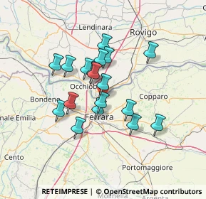 Mappa Via Lavezzola, 44123 Ferrara FE, Italia (10.925)