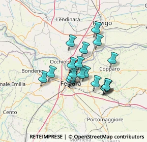 Mappa Via Lavezzola, 44123 Ferrara FE, Italia (10.3415)