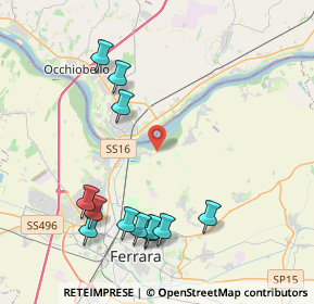 Mappa Via Lavezzola, 44123 Ferrara FE, Italia (4.66333)