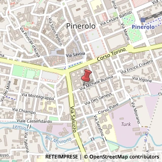 Mappa Via Michele Buniva, 76, 10064 Pinerolo, Torino (Piemonte)