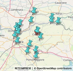 Mappa Via del Lavoro, 44034 Copparo FE, Italia (14.933)