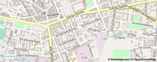 Mappa Pinerolo