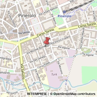 Mappa Via Virginio, 41, 10064 Pinerolo, Torino (Piemonte)