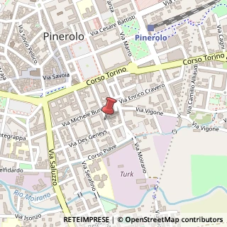Mappa Via Virginio, 45, 10064 Pinerolo, Torino (Piemonte)