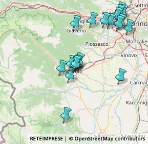 Mappa Via Vigone, 10064 Pinerolo TO, Italia (16.5045)