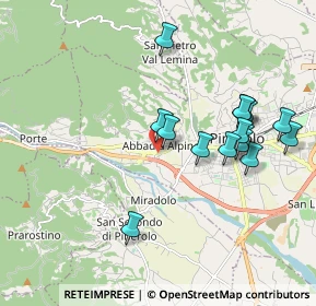 Mappa Via Madonnina, 10064 Pinerolo TO, Italia (1.884)