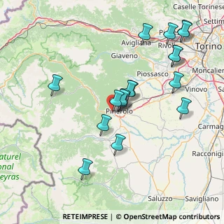 Mappa Via T. Giustetto, 10064 Pinerolo TO, Italia (15.46278)