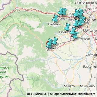 Mappa Via T. Giustetto, 10064 Pinerolo TO, Italia (20.53111)