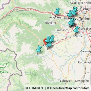 Mappa Via T. Giustetto, 10064 Pinerolo TO, Italia (18.48467)